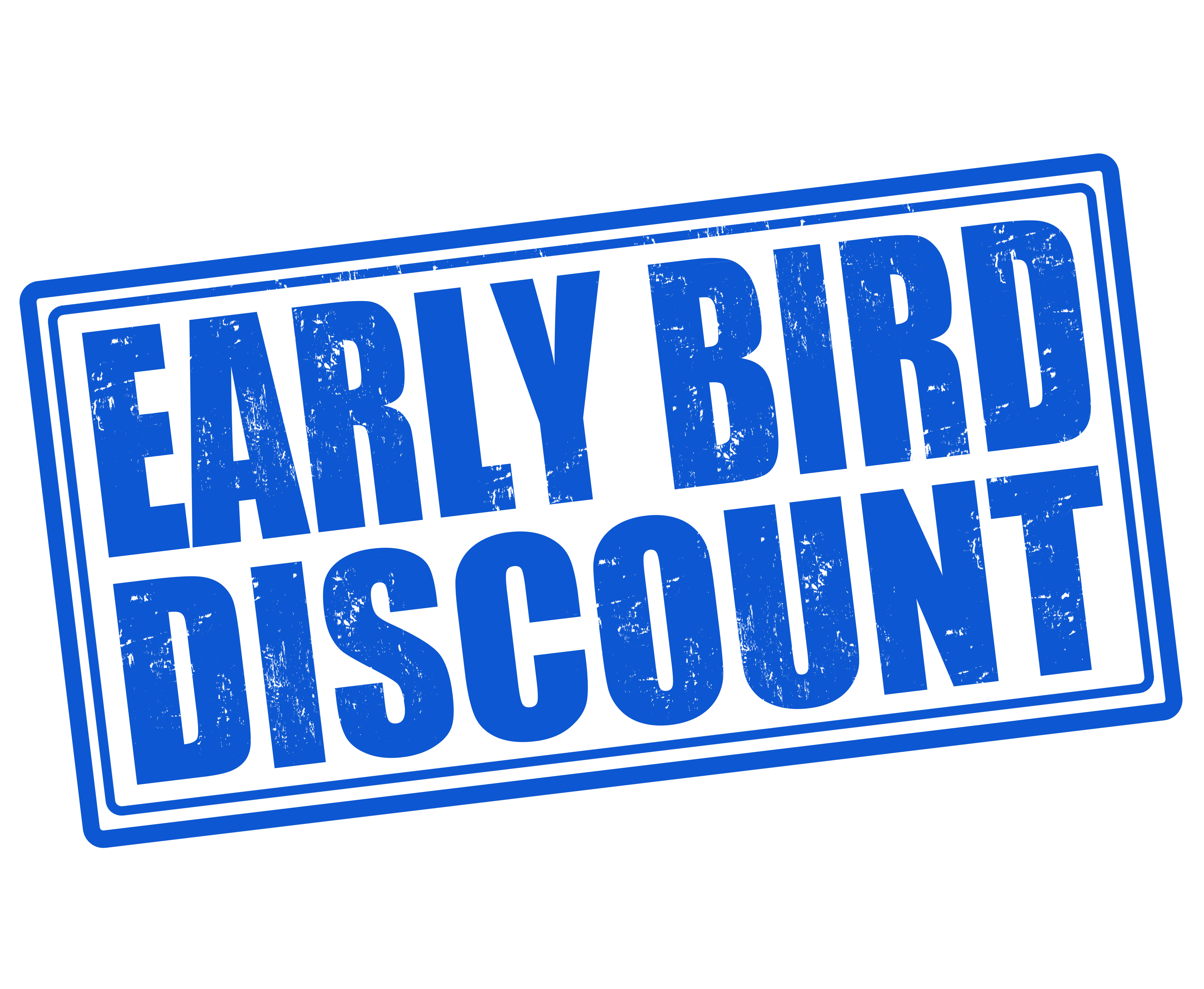 Early Bird 20 Discount